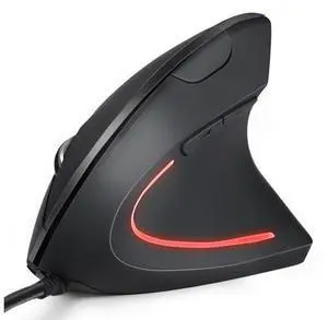 Wired Ergonomic Mouse, USB Wired Vertical Mouse with 800/1200/1600 Adjustable DPI, 6 Buttons Ergonomic Mouse for Laptop/PC/Desktop-Black Wired Ergonomic Mouse, USB Wired Vertical Mouse with 800/1200/1600 Adjustable DPI, 6 Buttons Ergonomic Mouse for Laptop/PC/Desktop-Black