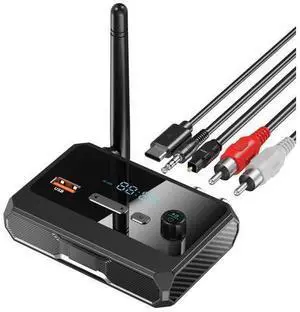 Bluetooth 5.3 Receiver for Home Stereo, RCA Bluetooth Adapter, Low Latency & HD Music Audio, Support Optical AUX 3.5mm, RCA Receiver Adapter for Speakers, Music Streaming Stereo System Bluetooth 5.3 Receiver for Home Stereo, RCA Bluetooth Adapter, Low Latency & HD Music Audio, Support Optical AUX 3.5mm, RCA Receiver Adapter for Speakers, Music Streaming Stereo System