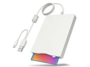 Floppy Disk Reader, 3.5 inch External Floppy Disk Drive with USB Type-C, Portable FDD Floppy Disk Drive for Laptop PC Windows 11/10/8/7/2000/XP Floppy Disk Reader, 3.5 inch External Floppy Disk Drive with USB Type-C, Portable FDD Floppy Disk Drive for Laptop PC Windows 11/10/8/7/2000/XP