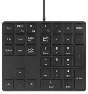 Numeric Keypads Wired Numpad 34 Keys External Mini Slim Keyboard Magic Force for Financial Cashier Securities-Black| Laptop Accessories | Num Pad | Number keypad for Laptop | Work Keyboard Numeric Keypads Wired Numpad 34 Keys External Mini Slim Keyboard Magic Force for Financial Cashier Securities-Black| Laptop Accessories | Num Pad | Number keypad for Laptop | Work Keyboard
