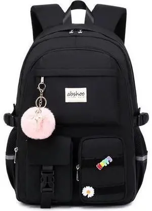 abshoo Big Student Laptop Backpack For College Women Middle High School Teen Girls Bookbag Travel Daypack (Black) abshoo Big Student Laptop Backpack For College Women Middle High School Teen Girls Bookbag Travel Daypack (Black)