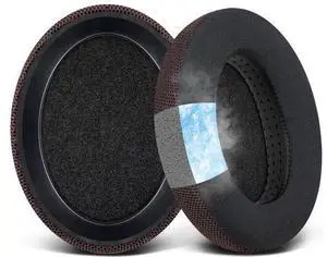 SOULWIT Cooling-Gel Earpads Cushions Replacement for Sennheiser HD650, HD660 S, HD660S2, HD600, HD6XX, HD58X, HD580, HD565, HD545, HD535 Headphones, Ear Pads with Ice Silk Fabric - Dark Coffee SOULWIT Cooling-Gel Earpads Cushions Replacement for Sennheiser HD650, HD660 S, HD660S2, HD600, HD6XX, HD58X, HD580, HD565, HD545, HD535 Headphones, Ear Pads with Ice Silk Fabric - Dark Coffee