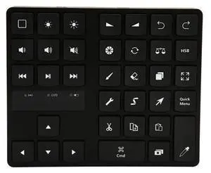 Goshyda Rechargeable Shortcut Drawing Keyboard for Procreate - iOS Compatible, One-Handed Ergonomic 35 Keys Goshyda Rechargeable Shortcut Drawing Keyboard for Procreate - iOS Compatible, One-Handed Ergonomic 35 Keys