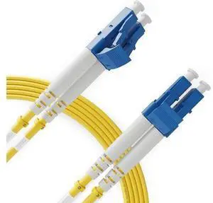 BEYONDTECH 20m (65.6ft) LC to LC Fiber Patch Cable UPC Single-Mode Duplex Fiber Optic Cable 9/125µm core, Compatible with OS1 & OS2 LSZH PUREOptics Series BEYONDTECH 20m (65.6ft) LC to LC Fiber Patch Cable UPC Single-Mode Duplex Fiber Optic Cable 9/125µm core, Compatible with OS1 & OS2 LSZH PUREOptics Series