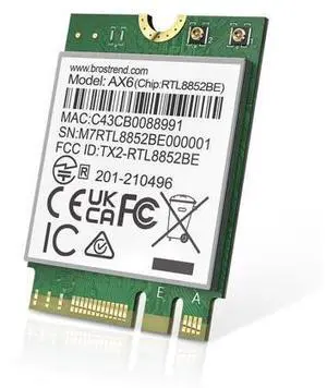 BrosTrend WiFi 6 Card for Laptop, Dual Band 1800Mbps M.2 Wireless With Bluetooth 5.2, WPA3 MU-MIMO Internal Computer Networking for Windows 10/11 (64bit), M.2/NGFF, Lifetime Protection BrosTrend WiFi 6 Card for Laptop, Dual Band 1800Mbps M.2 Wireless With Bluetooth 5.2, WPA3 MU-MIMO Internal Computer Networking for Windows 10/11 (64bit), M.2/NGFF, Lifetime Protection