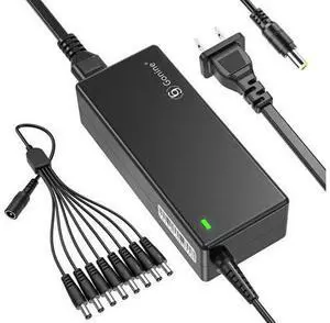Security Camera CCTV Power Supply Adapter with 8-Way Power Splitter AC 100-240V DC 12V 5A Camera System Cables for 12 Volt Lorex Night Owl Swann Annke Q-See. Security Camera CCTV Power Supply Adapter with 8-Way Power Splitter AC 100-240V DC 12V 5A Camera System Cables for 12 Volt Lorex Night Owl Swann Annke Q-See.