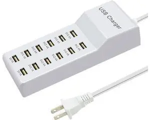 USB Charging Station with 12 Port Power Strip Fast Charging hub for Multiple Devices Compatible with Cell Phones Tablets Laptops (12 USB Ports) USB Charging Station with 12 Port Power Strip Fast Charging hub for Multiple Devices Compatible with Cell Phones Tablets Laptops (12 USB Ports)
