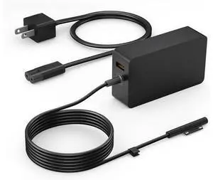 Surface Pro Charger 65W Surface Laptop Charger Compatible with Surface Pro 9/8/7+/7/6/5/4/3/X Surface Laptop 5/4/3/2/1/Studio Surface Book 2/1 Surface Go 3/2/1 with 8.8ft Power Cord Surface Pro Charger 65W Surface Laptop Charger Compatible with Surface Pro 9/8/7+/7/6/5/4/3/X Surface Laptop 5/4/3/2/1/Studio Surface Book 2/1 Surface Go 3/2/1 with 8.8ft Power Cord