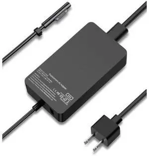 Surface Charger 44W 15V 2.58A Power Supply AC Adapter Charger for Microsoft Surface Pro 3/4/5/6/7, Surface Laptop 3/2/1, Surface Go/Book, with 6ft Power Cord Surface Charger 44W 15V 2.58A Power Supply AC Adapter Charger for Microsoft Surface Pro 3/4/5/6/7, Surface Laptop 3/2/1, Surface Go/Book, with 6ft Power Cord