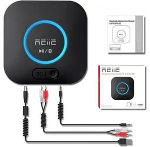 Audio Bluetooth Receiver,HiFi Wireless Audio Adapter,Bluetooth 4.2 Receiver with 3D Surround AptX Low Latency for Home and Car Music Stereo Streaming (Pair 2 at Once) Audio Bluetooth Receiver,HiFi Wireless Audio Adapter,Bluetooth 4.2 Receiver with 3D Surround AptX Low Latency for Home and Car Music Stereo Streaming (Pair 2 at Once)
