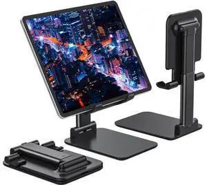 Tablet Stand Foldable & Adjustable Portable Monitor Stand 5.55*3.94 Wide Fit for iPad Holder Stand Compatible with iPad Pro 11 12.9/iPad 10.9 10th Surface Pro Portable Monitor 4.7-15.6 Tablet Stand Foldable & Adjustable Portable Monitor Stand 5.55*3.94 Wide Fit for iPad Holder Stand Compatible with iPad Pro 11 12.9/iPad 10.9 10th Surface Pro Portable Monitor 4.7-15.6