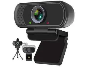 Full HD 1080P Webcam with Privacy Shutter and Tripod, Pro Streaming Web Camera with Microphone, Widescreen USB Computer Camera for Laptop Desktop Mac Full HD 1080P Webcam with Privacy Shutter and Tripod, Pro Streaming Web Camera with Microphone, Widescreen USB Computer Camera for Laptop Desktop Mac