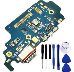 Galaxy S21 Ultra 5G USB Charging Port Flex Cable Replacement Type C Charger Dock Board Flex Cable Connector for Samsung S21 Ultra G998U Port Repair Part with Tools (SM-G998U) Galaxy S21 Ultra 5G USB Charging Port Flex Cable Replacement Type C Charger Dock Board Flex Cable Connector for Samsung S21 Ultra G998U Port Repair Part with Tools (SM-G998U)
