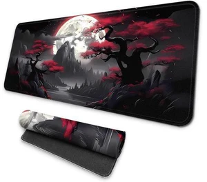 Large Gaming Mouse Pad Full Keyboard Mat Long Laptop Mousepad Computer Mouse Mat for Home and Office Anti-Slip Rubber Base 31.5 x 11.8 Inches (Dark Red Moon) Large Gaming Mouse Pad Full Keyboard Mat Long Laptop Mousepad Computer Mouse Mat for Home and Office Anti-Slip Rubber Base 31.5 x 11.8 Inches (Dark Red Moon)