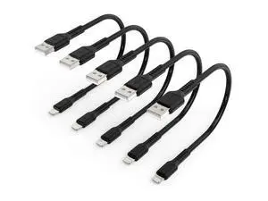 6 inch iPhone Charge Cable Short 0.5ft 5Pack USB to Lightning Cord for Fast Charging Stations Compatible with Apple iPhone 12 11 Pro Max Xs 8 7 6 5 Plus iPad Air/Mini 6 inch iPhone Charge Cable Short 0.5ft 5Pack USB to Lightning Cord for Fast Charging Stations Compatible with Apple iPhone 12 11 Pro Max Xs 8 7 6 5 Plus iPad Air/Mini
