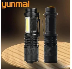 2000LM Aluminum Waterproof Zoomable LED Flashlight Torch tactical light for 14500 Rechargeable or AA Battery 2000LM Aluminum Waterproof Zoomable LED Flashlight Torch tactical light for 14500 Rechargeable or AA Battery