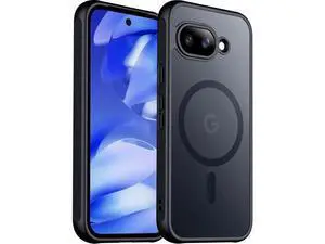 Magnetic for Google Pixel 9A Case Military Grade Drop Protection Slim Translucent Matte Shockproof Anti-Fingerprint Phone Case for Pixel 9A Black Magnetic for Google Pixel 9A Case Military Grade Drop Protection Slim Translucent Matte Shockproof Anti-Fingerprint Phone Case for Pixel 9A Black