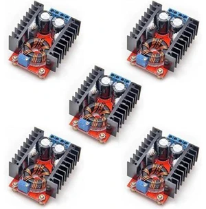 5PCS 150W DC-DC 10-32V to 12-35V Step Up Boost Converter Module Adjustable Power Voltage 5PCS 150W DC-DC 10-32V to 12-35V Step Up Boost Converter Module Adjustable Power Voltage