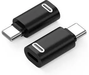 Lightning Female to USB C Male Adapter 2Pack USB-C to Lightning Adapter for iPhone 15/16 Pro/16 Pro Max/Plus Galaxy S24 iPad Pro/Air for Fast Charging/Data Transfer Not for Audio/OTG Black PD Lightning Female to USB C Male Adapter 2Pack USB-C to Lightning Adapter for iPhone 15/16 Pro/16 Pro Max/Plus Galaxy S24 iPad Pro/Air for Fast Charging/Data Transfer Not for Audio/OTG Black PD