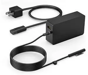 Surface Pro Charger 65W, Surface Laptop Charger Compatible with Microsoft Surface Pro 9/8/7+/7/6/5/4/3/X, Surface Laptop 5/4/3/2/1, Surface Book 2/1, Surface Go 3/2/1 with 8.8ft Power Cord Surface Pro Charger 65W, Surface Laptop Charger Compatible with Microsoft Surface Pro 9/8/7+/7/6/5/4/3/X, Surface Laptop 5/4/3/2/1, Surface Book 2/1, Surface Go 3/2/1 with 8.8ft Power Cord