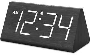 DreamSky Wooden Digital Alarm Clocks for Bedrooms - Electric Desk Clock with Large Numbers, USB Port, Loud Alarm for Heavy Sleepers, Adjustable Volume, Dimmer, Snooze, DST, 12/24H, Wood Décor Gifts DreamSky Wooden Digital Alarm Clocks for Bedrooms - Electric Desk Clock with Large Numbers, USB Port, Loud Alarm for Heavy Sleepers, Adjustable Volume, Dimmer, Snooze, DST, 12/24H, Wood Décor Gifts