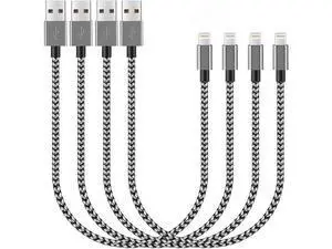 Short i-Phone Charger Cable 4Pack 1FT USB A to Lightning Cable Braided Fast Charging for iPhone 14 13 12 11 Pro Max/XS XR Max 8 7 6 Plus/ Pad for Car Short i-Phone Charger Cable 4Pack 1FT USB A to Lightning Cable Braided Fast Charging for iPhone 14 13 12 11 Pro Max/XS XR Max 8 7 6 Plus/ Pad for Car