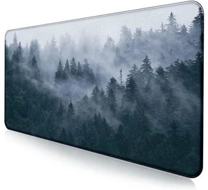 Large Extended Gaming Mouse Pad with Stitched Edges Non-Slip Waterproof Rubber Base Mouse Pad for Office Computer Keyboard Laptop and Home Desk Pad 35.4 x 15.7 x 0.12 Inch (Grey Forest) Large Extended Gaming Mouse Pad with Stitched Edges Non-Slip Waterproof Rubber Base Mouse Pad for Office Computer Keyboard Laptop and Home Desk Pad 35.4 x 15.7 x 0.12 Inch (Grey Forest)