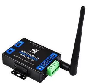 Waveshare Industrial Grade Serial Server RS232/RS485 to WiFi and Ethernet, Ethernet to WiFi Converter with Metal Case, Modbus Gateway/MQTT Gateway, Support Wail-Mount and Rail-Mount DC 6~36V Waveshare Industrial Grade Serial Server RS232/RS485 to WiFi and Ethernet, Ethernet to WiFi Converter with Metal Case, Modbus Gateway/MQTT Gateway, Support Wail-Mount and Rail-Mount DC 6~36V