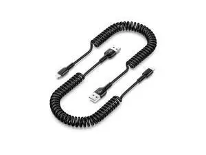 Coiled Lightning Cable Apple Carplay iPhone Charger Cord for Car Retractable USB Lightening Wire Fast Charging for iPhone 14 Pro Max 14 Plus 13 12 Pro Max Mini 11 XR XS 8 iPad Auto Car Charger Cord Coiled Lightning Cable Apple Carplay iPhone Charger Cord for Car Retractable USB Lightening Wire Fast Charging for iPhone 14 Pro Max 14 Plus 13 12 Pro Max Mini 11 XR XS 8 iPad Auto Car Charger Cord