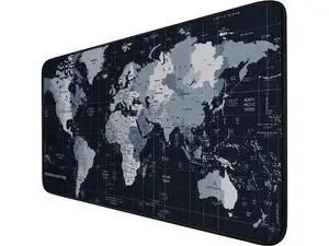 Gaming Mouse Pad Large Mouse Pad Extended Mouse Pad Desk Mouse Pad Non-Slip Spill-Resistant Mousepad with Special-Textured Surface Anti-Fray Stitched Edges for Esports Pros Gamer Office - Map Gaming Mouse Pad Large Mouse Pad Extended Mouse Pad Desk Mouse Pad Non-Slip Spill-Resistant Mousepad with Special-Textured Surface Anti-Fray Stitched Edges for Esports Pros Gamer Office - Map