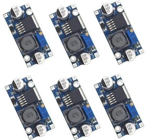 6 Pack LM2596 DC to DC High Efficiency Voltage Regulator 3.2-35V to 1.25-30V Buck Converter DIY Power Supply Step-Down Module 6 Pack LM2596 DC to DC High Efficiency Voltage Regulator 3.2-35V to 1.25-30V Buck Converter DIY Power Supply Step-Down Module
