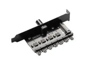 7-way Cooling Fan Speed Controller Cable Splitter 3Pin 4 Pin Power Sata Charging Radiator for PC Case Temperature Governor 7-way Cooling Fan Speed Controller Cable Splitter 3Pin 4 Pin Power Sata Charging Radiator for PC Case Temperature Governor