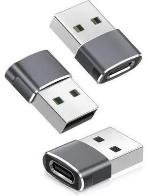 USB to USB C Adapter iPhone 16 16e 15 Pro Max Charger Adapter 3Pack USBC Female to USB A Male Type C OTG Converter for Watch iWatch 10 9 SE AirPod iPad Mini Air Galaxy S25 S24 USB to USB C Adapter iPhone 16 16e 15 Pro Max Charger Adapter 3Pack USBC Female to USB A Male Type C OTG Converter for Watch iWatch 10 9 SE AirPod iPad Mini Air Galaxy S25 S24