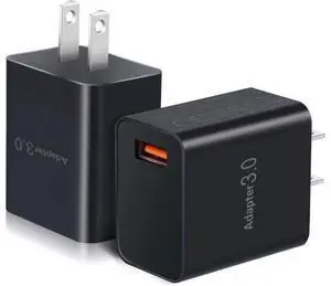 USB Charger Block, OKRAY 2-Pack 18W QC Fast Charging Plug Adapter 2.0/3.0 Quick Charge Power Wall Charger Brick Compatible for iPhone 15 14 13 12 11 XR, Samsung Galaxy S23 S22 Note20, Wireless Charger USB Charger Block, OKRAY 2-Pack 18W QC Fast Charging Plug Adapter 2.0/3.0 Quick Charge Power Wall Charger Brick Compatible for iPhone 15 14 13 12 11 XR, Samsung Galaxy S23 S22 Note20, Wireless Charger