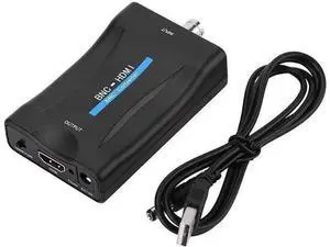 BNC to HDMI Video Converter Box,BNC Adapter with Audio for Security Cameras DVRs Supports 720P/1080P Output BNC to HDMI Video Converter Box,BNC Adapter with Audio for Security Cameras DVRs Supports 720P/1080P Output