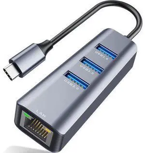 USB C to Ethernet Adapter, 4-in-1 RJ45 to USB-C/Thunderbolt 3 to Gigabit Ethernet LAN Network Adapter for MacBook Pro/Air 2021/2020/2019, iPad Pro 2021, Chromebook, XPS, Surface Book 3/2/Go USB C to Ethernet Adapter, 4-in-1 RJ45 to USB-C/Thunderbolt 3 to Gigabit Ethernet LAN Network Adapter for MacBook Pro/Air 2021/2020/2019, iPad Pro 2021, Chromebook, XPS, Surface Book 3/2/Go