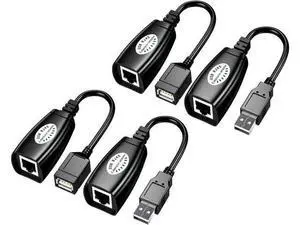 USB Over Cat6SNLLMZI USB RJ45 Extender Over Cat5/Cat5e/Cat6/Cat7/Cat8 Cable Extension Cable Connector Adapter - 2 Pairs USB Over Cat6SNLLMZI USB RJ45 Extender Over Cat5/Cat5e/Cat6/Cat7/Cat8 Cable Extension Cable Connector Adapter - 2 Pairs