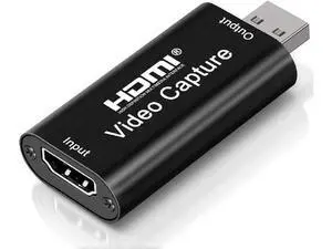 4K HDMI Video Capture Card, Cam Link Card Game Capture Card Audio Capture Adapter HDMI to USB 2.0 Record Capture Device for Streaming, Live Broadcasting, Video Conference, Teaching, Gaming(Black) 4K HDMI Video Capture Card, Cam Link Card Game Capture Card Audio Capture Adapter HDMI to USB 2.0 Record Capture Device for Streaming, Live Broadcasting, Video Conference, Teaching, Gaming(Black)