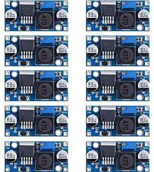 10 Pack LM2596 DC-DC Adjustable Buck Converter 3.0-40V to 1.5-35V Power Supply Step Down Voltage Regulator Module 10 Pack LM2596 DC-DC Adjustable Buck Converter 3.0-40V to 1.5-35V Power Supply Step Down Voltage Regulator Module