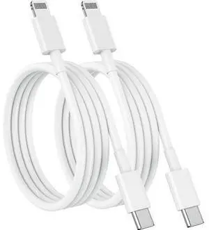 USB C to Lightning Cable (2pack 6ft) MFi Certified iPhone Fast Charger 2m Power Delivery Original Type C Charging Cord for iPhone 13/12/11 Pro/11/XS MAX/XR/8/7/6s Plus iPad (White) USB C to Lightning Cable (2pack 6ft) MFi Certified iPhone Fast Charger 2m Power Delivery Original Type C Charging Cord for iPhone 13/12/11 Pro/11/XS MAX/XR/8/7/6s Plus iPad (White)