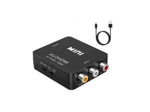 KEHIPI RCA to HDMI,AV to HDMI Converter, 1080P Mini RCA Composite CVBS Video Audio Converter Adapter Supporting PAL/NTSC for TV/PC/ PS3/ STB/Xbox VHS/VCR/Blue-Ray DVD Players KEHIPI RCA to HDMI,AV to HDMI Converter, 1080P Mini RCA Composite CVBS Video Audio Converter Adapter Supporting PAL/NTSC for TV/PC/ PS3/ STB/Xbox VHS/VCR/Blue-Ray DVD Players