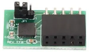 TPM 2.0 Module, 10Pin SPI TPM 2.0 Module, Interface Vertical Stable High Safety 9670 Chipset 10Pin SPI Module for SuperMicro AOM TPM 9670V S TPM 2.0 Module, 10Pin SPI TPM 2.0 Module, Interface Vertical Stable High Safety 9670 Chipset 10Pin SPI Module for SuperMicro AOM TPM 9670V S