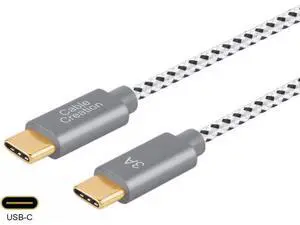 USB C Cable 1m 3.3FT 60W USB C to USB C Fast Charging Cable USB Type-C to C Cable Braided 3A 60W 480Mbps Data for MacBook Pro Air iPad Air Pro S21/S20+/S20 Pixel 4/5 etc. Space Gray USB C Cable 1m 3.3FT 60W USB C to USB C Fast Charging Cable USB Type-C to C Cable Braided 3A 60W 480Mbps Data for MacBook Pro Air iPad Air Pro S21/S20+/S20 Pixel 4/5 etc. Space Gray
