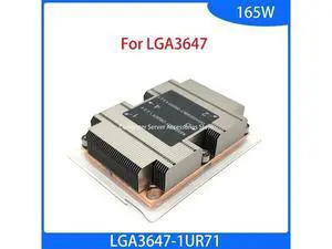 LGA3647-1UR71 165W Server 1U Radiator 2 Heat Pipes Heatsink for LGA 3647 Desktop Host Mute CPU Cooler Computer Active Mute LGA3647-1UR71 165W Server 1U Radiator 2 Heat Pipes Heatsink for LGA 3647 Desktop Host Mute CPU Cooler Computer Active Mute