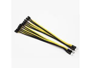 6Pin*10 PSU PCI-E Power Supply Cable 6Pin Connectors Lines Compatible with BTC ETH Rig Bitcoin WhatsMiner Antminer 6Pin*10 PSU PCI-E Power Supply Cable 6Pin Connectors Lines Compatible with BTC ETH Rig Bitcoin WhatsMiner Antminer