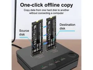 M.2SATA Hard Disk Copier with LED Indicator Docking Station Data Transmission Dual Rotors Reading for Store Data for Computer M.2SATA Hard Disk Copier with LED Indicator Docking Station Data Transmission Dual Rotors Reading for Store Data for Computer