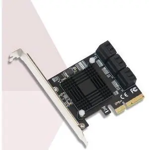 C5AE PCI-E 4X To SATA 3.0 Expansion Card 6 Full Speed Ports 6G Transfer Expansion Hard Drive for Win7 / 8/10 / Linux C5AE PCI-E 4X To SATA 3.0 Expansion Card 6 Full Speed Ports 6G Transfer Expansion Hard Drive for Win7 / 8/10 / Linux