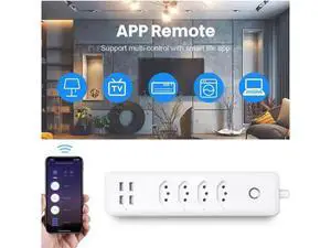 WiFi Smart Power Strip Brazil Plug Smart WiFi Power Strip Socket 4 Outlets 4 USB Ports Works with Alexa App Control WiFi Smart Power Strip Brazil Plug Smart WiFi Power Strip Socket 4 Outlets 4 USB Ports Works with Alexa App Control