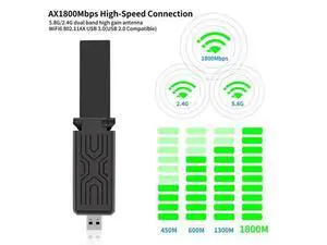 1800Mbps Wifi Adapter Wi-fi Usb Adapter Wi fi Antenna Ethernet Adaptor Module For Pc Laptop Network Card 5g Wifi Dongle Receiver 1800Mbps Wifi Adapter Wi-fi Usb Adapter Wi fi Antenna Ethernet Adaptor Module For Pc Laptop Network Card 5g Wifi Dongle Receiver