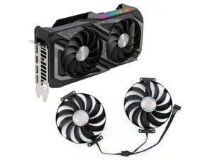 For ASUS RX 6600XT 8GB ROG STRIX OC Graphics Video Card Cooling Fan T129215SU For ASUS RX 6600XT 8GB ROG STRIX OC Graphics Video Card Cooling Fan T129215SU